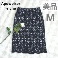 Apuweiser- riche 【美品】Mレース タイトスカートサイズ2のサムネイル