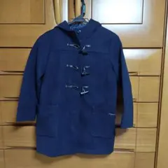 pom ponette junior Sサイズ（140）ネイビー ダッフルコート