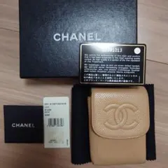 CHANEL シャネル 美品 ココマーク CC イエローベージュ ネクタイ