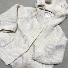 baby GAP くま耳 ニットカーディガン 6-12 months