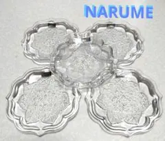 NARUMI ガラス皿 5枚セットのサムネイル