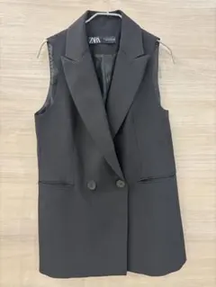 ZARA ザラ　　ジレ　ベスト　ブラックのサムネイル