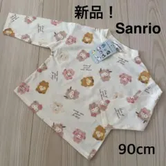 新品タグ付き！！＊サンリオ：90cm：キャラクターいっぱいの長袖Tシャツ＊