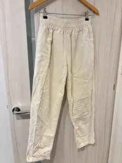 GUロングパンツ アイボリー