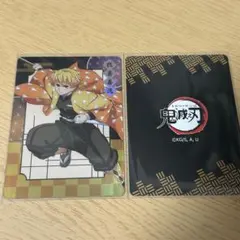 鬼滅の刃　台湾限定　ポップアップ　我妻善逸　ホログラム　カード