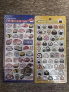 【正規品】ボンボンドロップシール 　クーリア　和柄　寿司　おにぎり