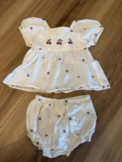 petit main さくらんぼ　セットアップ　70