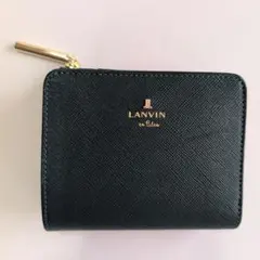 LANVIN en Bleu 二つ折り財布 ダークグリーン 箱付きのサムネイル