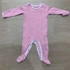 ラルフローレン　足付き長袖ロンパース　6Mサイズ　ベビー服
