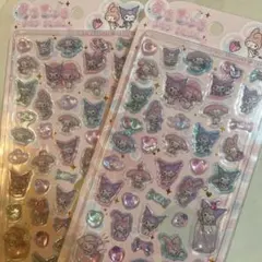 正規品 うるちゅるポップシール サンリオ マイメロ クロミ 2枚セット