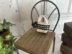 【ドール人形用】ミニチュアバッグ/ブラック