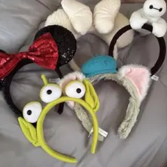 ディズニーキャラクターカチューシャセット