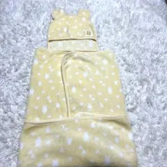 A b i l i t of sty e イエロー クマ耳 フリースおくるみ