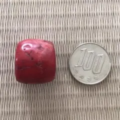 天然石 赤珊瑚 山珊瑚ビーズ パーツ ハンドメイド　ネックレス、ペンダントにも