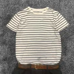 Y2K 00s J.CREW 短丈 boarder tee c-boy Mのサムネイル