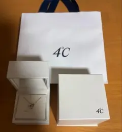 4°C ハート型 シルバー ネックレス サファイアのサムネイル