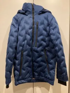 キルティングジャンパー フード付き