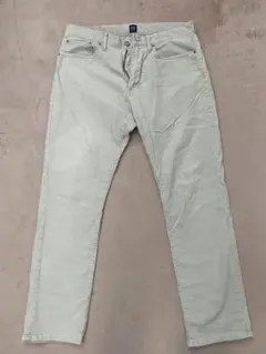 GAP ホワイト　コーデュロイパンツ