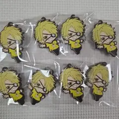 カラフルピーチ　たっつんさん　ラバーキーホルダー1　８個セット