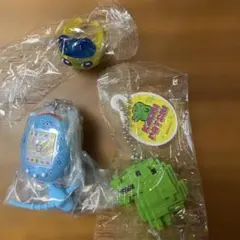 たまごっちドットフィギュアチャーム カラフルマルチチャーム ぷくっとクリアリング