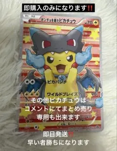 ポンチョを着たピカチュウ （メガリザードンXy） PROMOコレクション