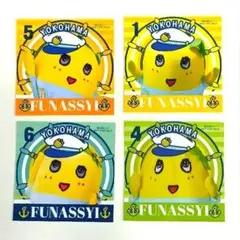 ふなっしー 横浜限定 ステッカー 4枚セット
