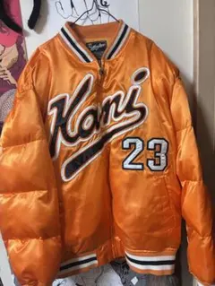 Kani Jeans オレンジダウンジャケット XXLのサムネイル