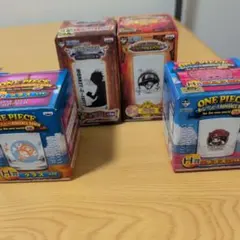 未開封　ONEPIECE一番くじ　グラス　4点セット