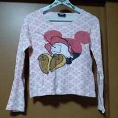 D'24 ピンクミニーカットソー　ディズニーシー