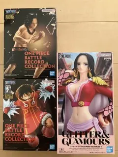 ワンピース フィギュア 3体セット まとめ売り　ハンコック　エース　ルフィ