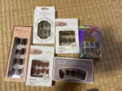 未使用！ネイルチップ 6セット入り 多彩なデザイン