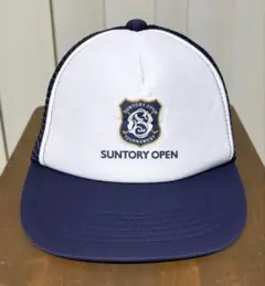 SUNTORY OPENゴルフ　80s〜90s 企業系　トラッカーキャップ　希少
