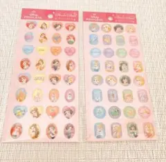 ［新品］セリア　ストーンシール　ディズニー　プリンセス　2点セット