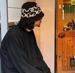 クラッシャーハット ニット帽 韓国ファッション ストリート系