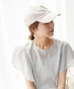夏物★美品★newhattan BASEBALL CAP 定価4,400円 帽子のサムネイル