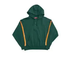Supreme ハーフジップ パーカー グリーン