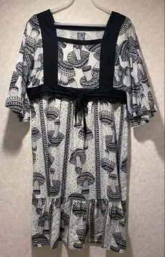 ムチャチャ キノコ柄 ワンピースのサムネイル