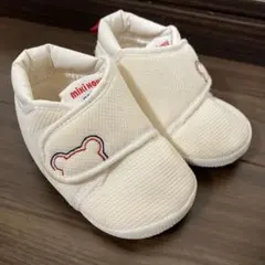 ミキハウス アイボリー ファーストシューズ