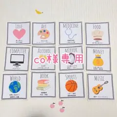 co様専用 【シールタイプ】選び取りカード 12枚