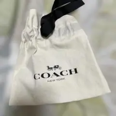ひ*ー様 COACH ギフト袋 小型 ホワイト