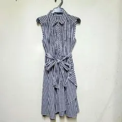 tocco closet　ワンピース　ノースリーブ　チェック