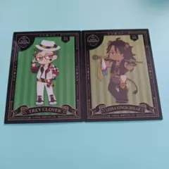 ツイステ　クリアカードコレクション　レオナ　トレイ