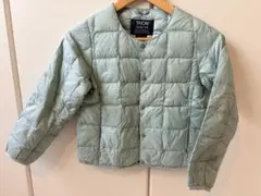 <130>. TAION ミントグリーン キルティングジャケット