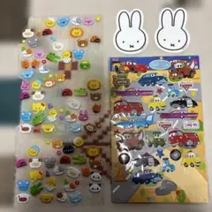 ミッフィーと動物のシールセット