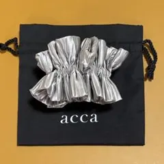 未使用品】acca マシュマロルチド シュシュ ブラック - メルカリ