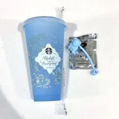 スターバックス　ミステリーカラーチェンジングリユーザブルコールドカップ　ブルー