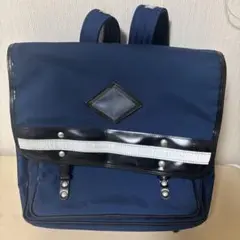 通学カバン 紺色 ②