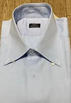 バルバ BARBA NAPOLI バーニーズ発　ブルー　ボタンダウン　42のサムネイル