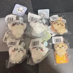 【新品未使用】モモンガマスコット4点　うさぎぬいぐるみバッジ2点セット