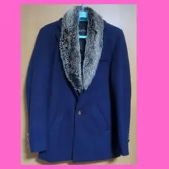 メンズ テーラード ジャケット ファー付き v系 お兄系 キレイめ ホスト